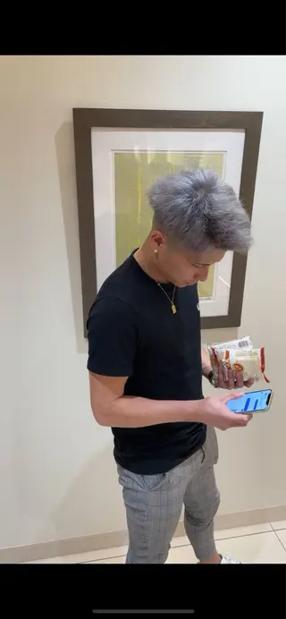 ショート カラー メンズ アトリエアレックス所属・中野 光瑠のヘアスタイル