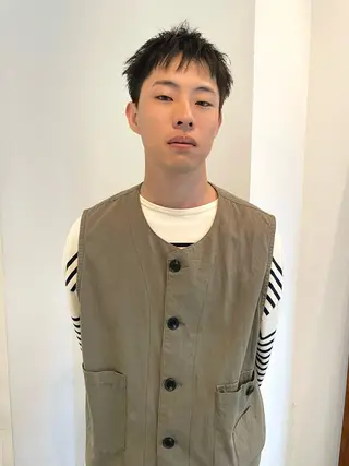 ショート メンズ 熊崎 葵のヘアスタイル