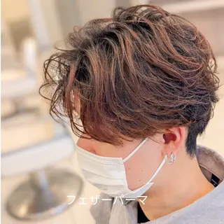 ショート パーマ 髪質改善 カミムラのヘアスタイル