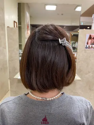 ショート CARE SHINSAIBASHI所属・縮毛・酸性ストレート 特化のヘアスタイル