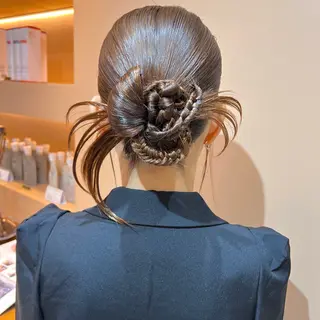 セミロング カラー ヘアアレンジ ✨カチモリ✨レイヤー 韓国ヘア🇰🇷ゆいのヘアスタイル