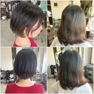 ショート カラー 中島 剛のヘアスタイル