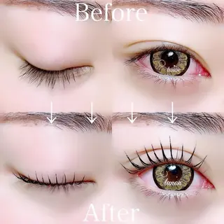 マツエク・マツパ Lunon にしむらのマツエク・マツパデザイン