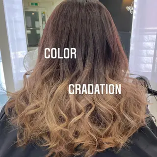 ミディアム カラー エクステ🩵ブリーチ 韓国ヘア🩵KAEのヘアスタイル