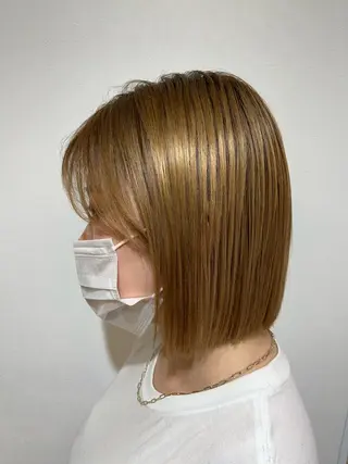 ミディアム 斉藤 翔平のヘアスタイル