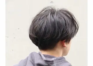 ショート パーマ メンズ 森山 陽菜のヘアスタイル