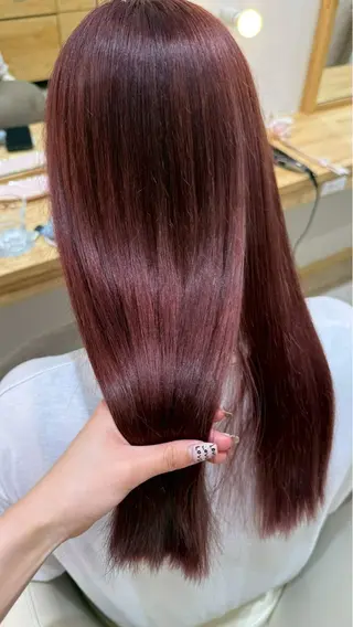 ロング カラー ブリーチなし艶カラー /いくののヘアスタイル