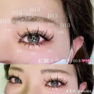 マツエク・マツパ 大阪福島 韓国まつげ Sayaka🤍🐩のマツエク・マツパデザイン
