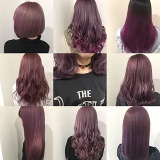 ロング 🌈評価No.1🌈 艶髪カラー❌エクステのヘアスタイル