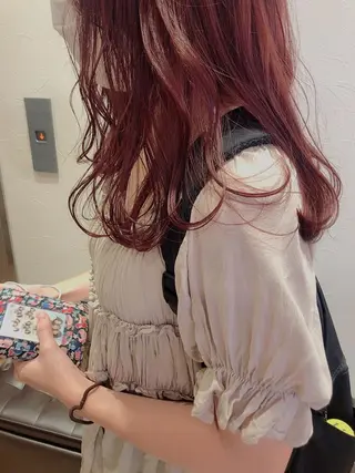 セミロング カラー ヘアアレンジ 女性スタイリスト専門サロン Zina 天神所属・NANA／trend style🕊🍑のヘアスタイル