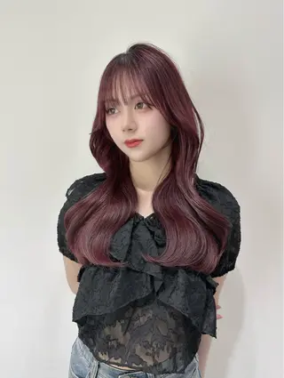 ミディアム カラー 大阪/ショート 顔まわり/谷町のヘアスタイル