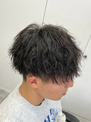 ショート パーマ メンズ 新潟メンズパーマ 新潟駅/小田拓実のヘアスタイル