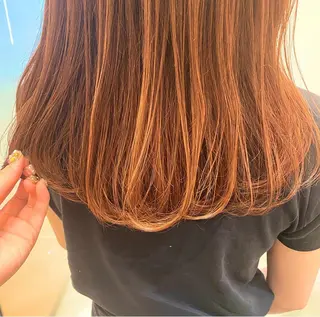 セミロング カラー 🌈🌸あおき みちる🌟💗のヘアスタイル