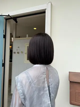 ミディアム 長尾ゆりの/ボブ/ ベージュ/ハイトーンのヘアスタイル