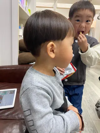 メンズ キッズ 足利/透明感カラー/ GRACE/りおのヘアスタイル