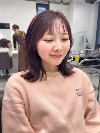 ミディアム kiitos (キートス)所属・【店長】原田 貢太郎のヘアスタイル