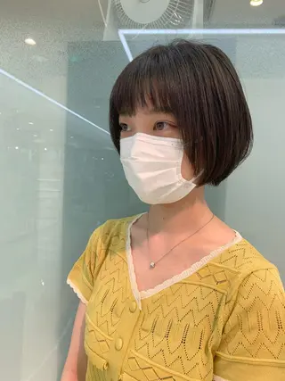 ショート カラー 似合わせカラー/艶 髪質改善/ヨシザキのヘアスタイル