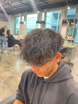 パーマ メンズ 艶髪/透明感🪽 DISCO🪽のヘアスタイル