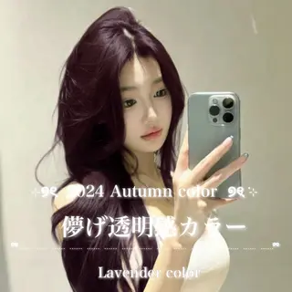 カラー girly❤︎暖色ヘ ア➰🎀HINANOのヘアスタイル