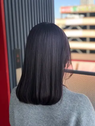 ミディアム カラー 永井大樹✨ 透明感カラー✨のヘアスタイル