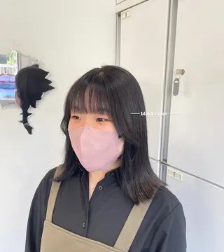 ミディアム カラー nanaka :のヘアスタイル