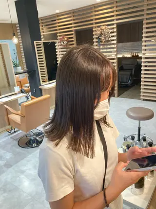 ミディアム 髪質改善/パパス 学南町/松島大己のヘアスタイル