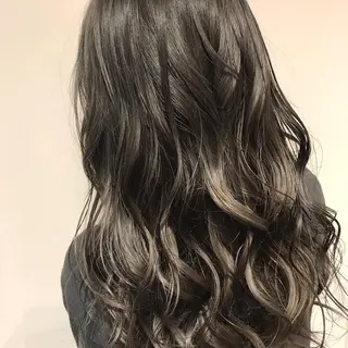 ミディアム カラー AMI Hair  supply所属・髪質改善カラー 韓国風レイヤーのヘアスタイル