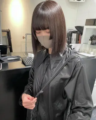 ミディアム カラー パーマ ヘアアレンジ メンズ キッズ ネイル マツエク・マツパ アイブロウ 艶ハイトーン/ヘア アレンジAYAKAのヘアスタイル