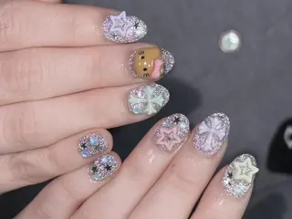 ネイル Dark Honey Susuのネイルデザイン