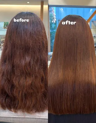 ロング TEMIL HAIR 彩香のヘアスタイル