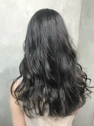 セミロング カラー パーマ 🌈髪質改善💕 縮毛矯正✨青木まで✨のヘアスタイル