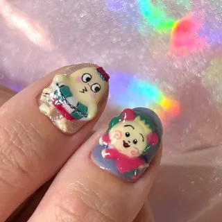 ネイル 痛ネイル🩷渋谷 🧸Yunaのネイルデザイン