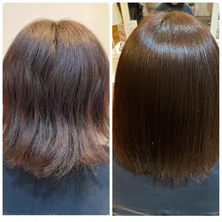 ミディアム パーマ 星原 瑞穂のヘアスタイル