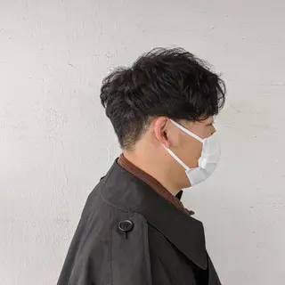 メンズ 浜田りほ Luxbe 博多バスターミナルのヘアスタイル