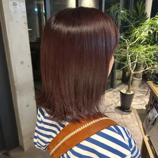 ミディアム カラー 👒oikawa kaede🍃のヘアスタイル