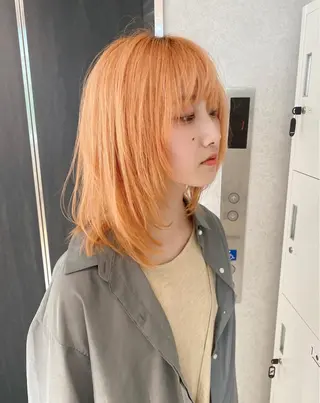 ミディアム カラー 加藤 利基のヘアスタイル