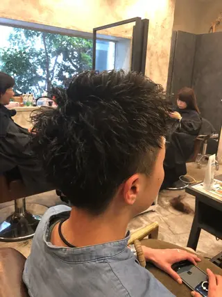 ショート パーマ メンズ 💈大人の渋髪💈 店長　大橋侑弥のヘアスタイル