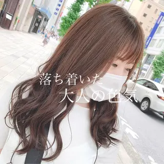 セミロング カラー 【悩み解決！美髪へ】 店長 平間 響のヘアスタイル