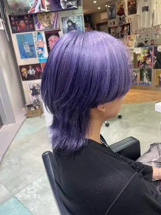 ショート 💖推しカラー💖 オタク美容師✂ゆづきのヘアスタイル