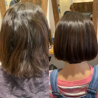 ミディアム 髪質改善 大内翔太のヘアスタイル