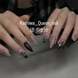 ネイル Queen Nail 柏店　クイーンネイルのネイルデザイン