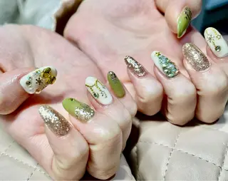 ネイル goldgleams ちなのネイルデザイン