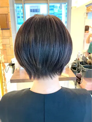 ショート 新籾 尚哉のヘアスタイル