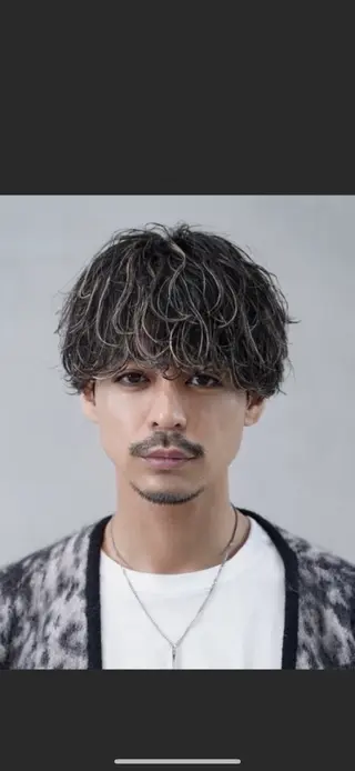 カラー パーマ メンズ ☀️メンズパーマ☀️ /栄/新成のヘアスタイル