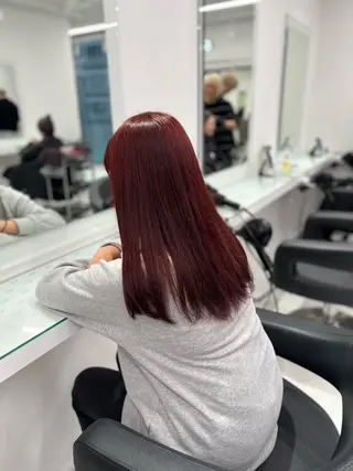 カラー ブリーチなし透明感 💗RYOTAのヘアスタイル
