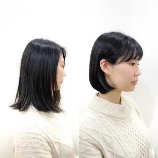 ショート newline銀座所属・👑銀座ショート/ 絶壁補正/金子涼👑のヘアスタイル