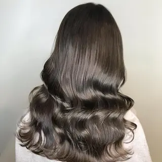 セミロング カラー ヘアアレンジ knock【ノック】所属・烏丸韓国ヘア🇰🇷 ayaka🎀のヘアスタイル