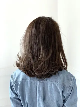 ミディアム カラー 🍀ナガヤマ ヒデアキ🍀のヘアスタイル