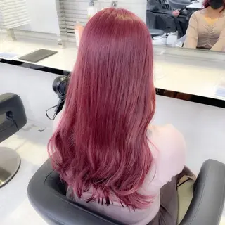 カラー girlな暖色ヘア 🪽🫧ハルナ🎀のヘアスタイル