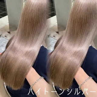 セミロング カラー 韓国カット/透明感 カラー/NANAMIのヘアスタイル